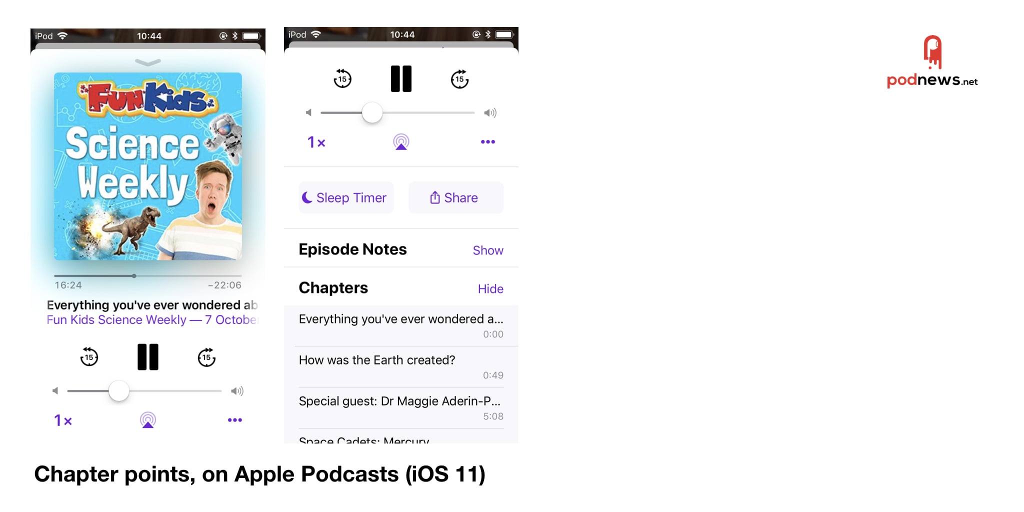 How to View Podcast Images and Chapters