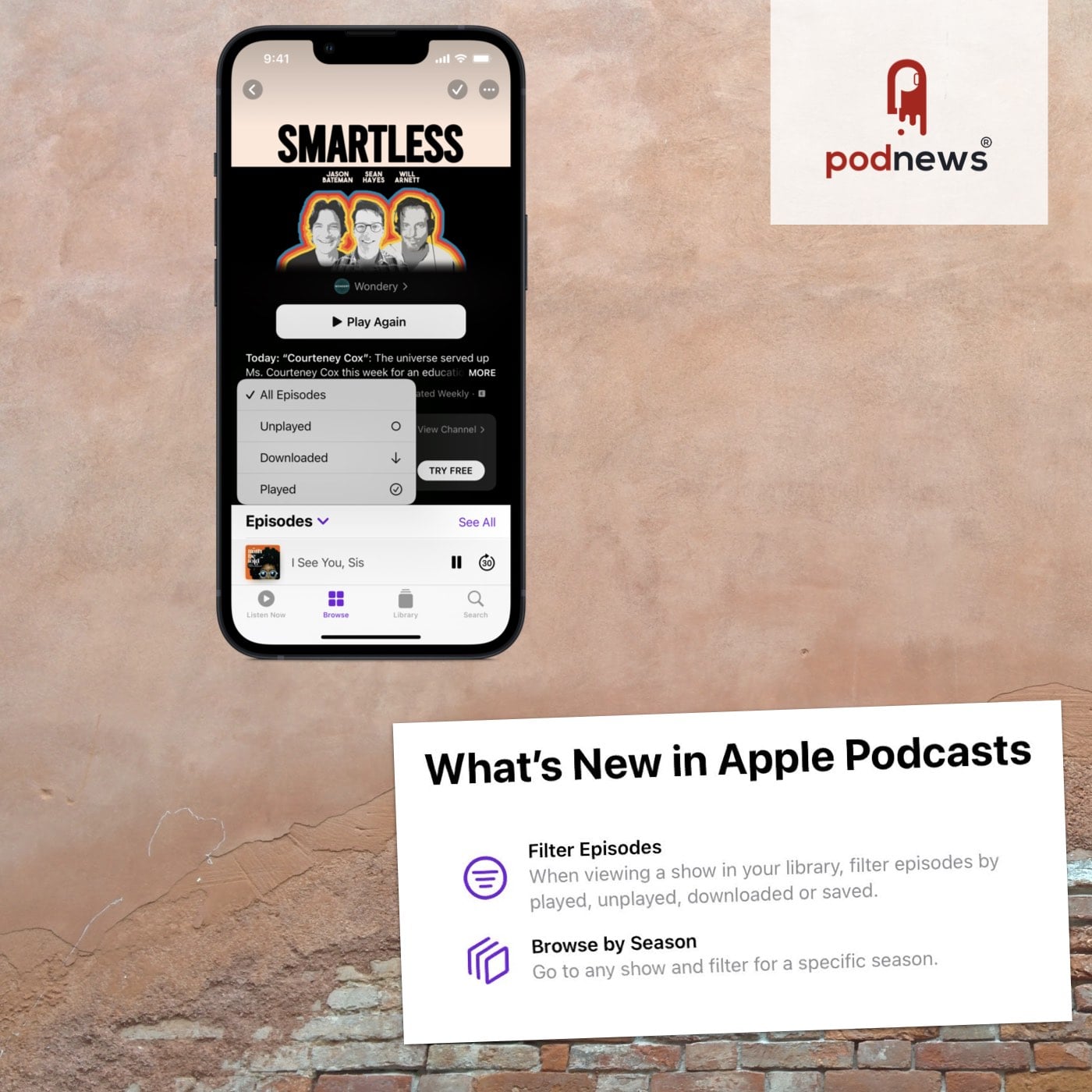 iOS 15.4 release updates Apple Podcasts