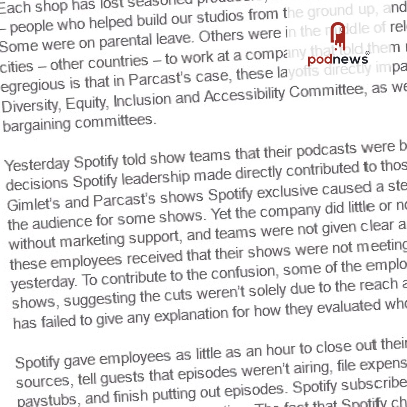 The Spotify layoffs: “it didn’t have to be this way” - podcast episode cover