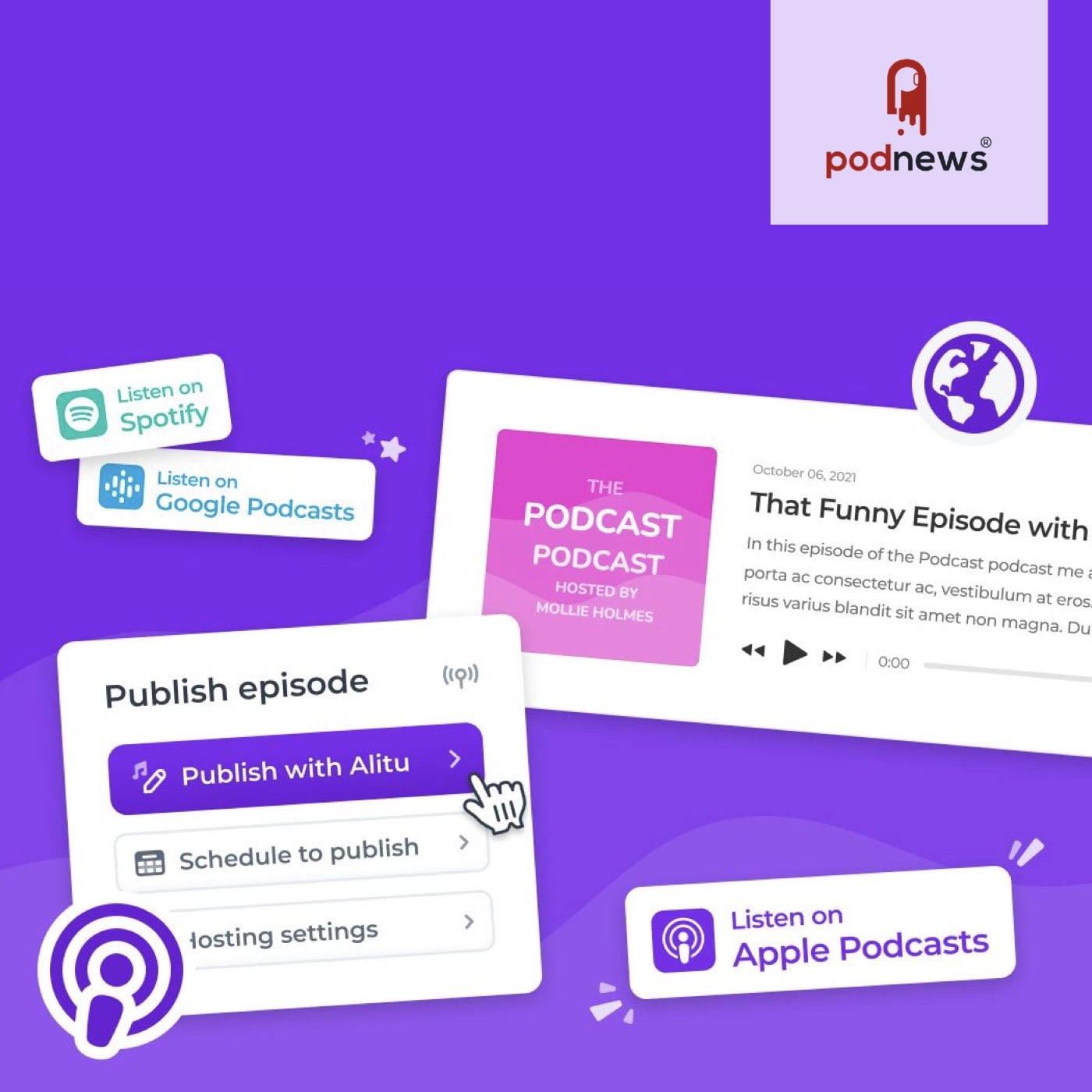 Alitu launches a podcast host - podcast episode cover