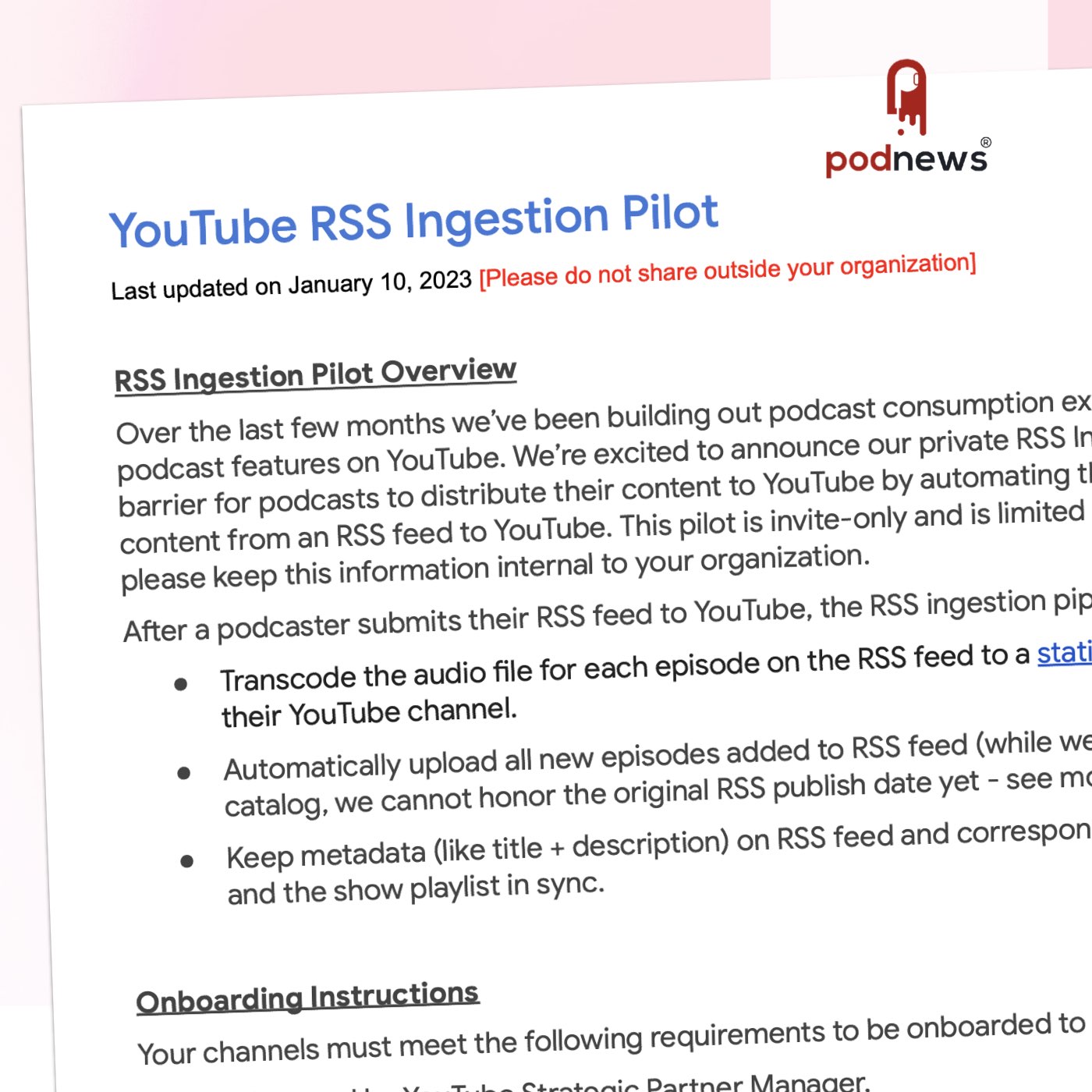 Exclusive: YouTube’s plans for RSS - podcast episode cover