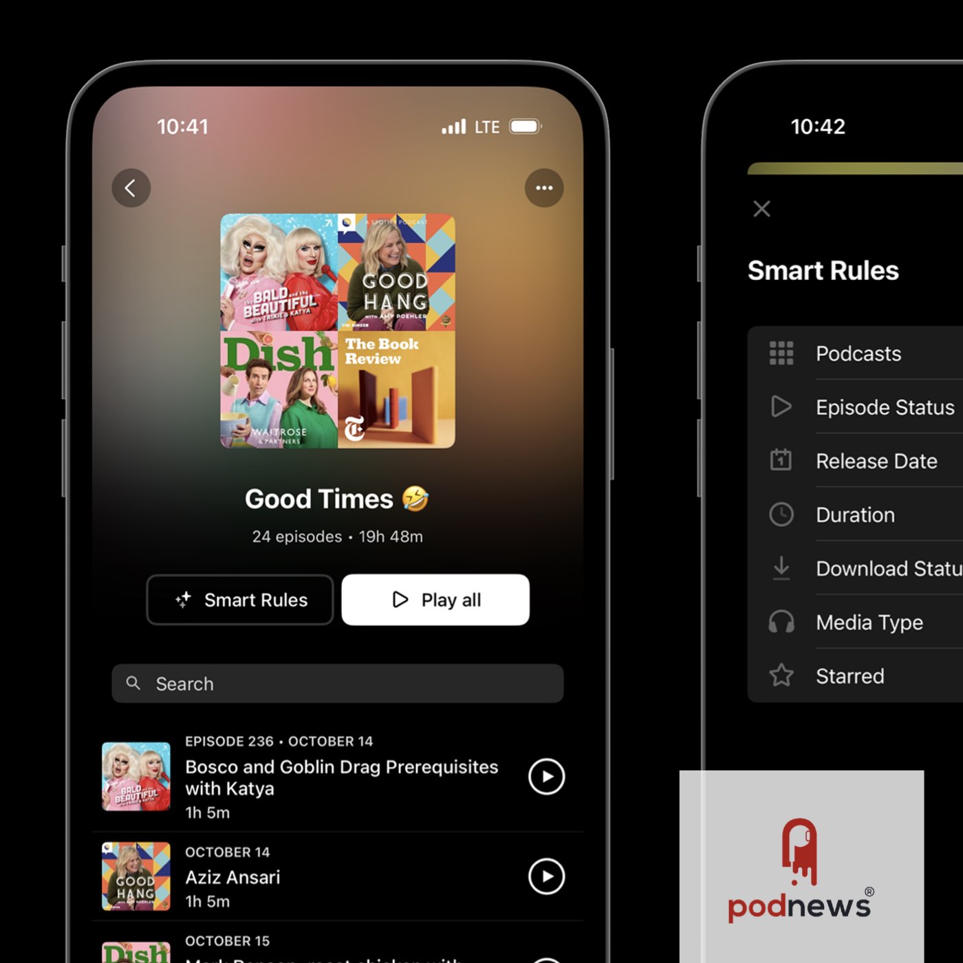 Pocket Casts adds playlists