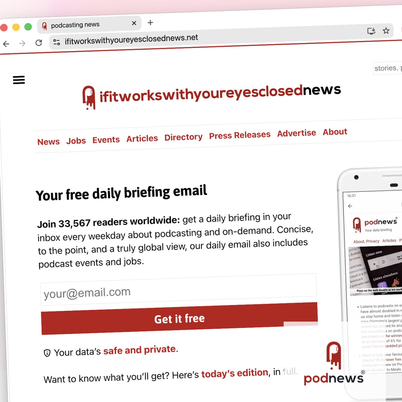 Podnews Daily - podcast industry news - AMP Accords released, including podcast definition episode artwork