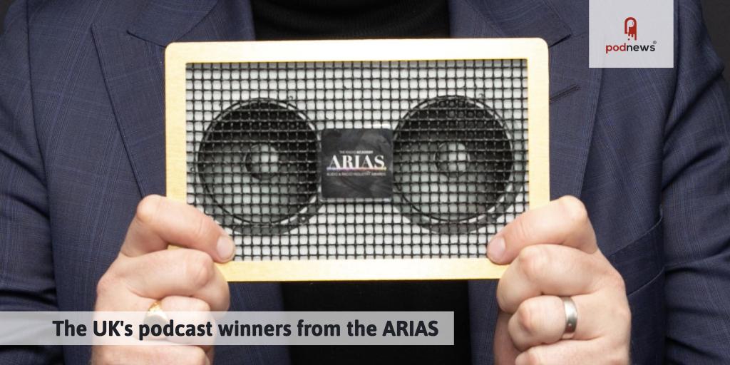 A man we didn't know holding an ARIAS award