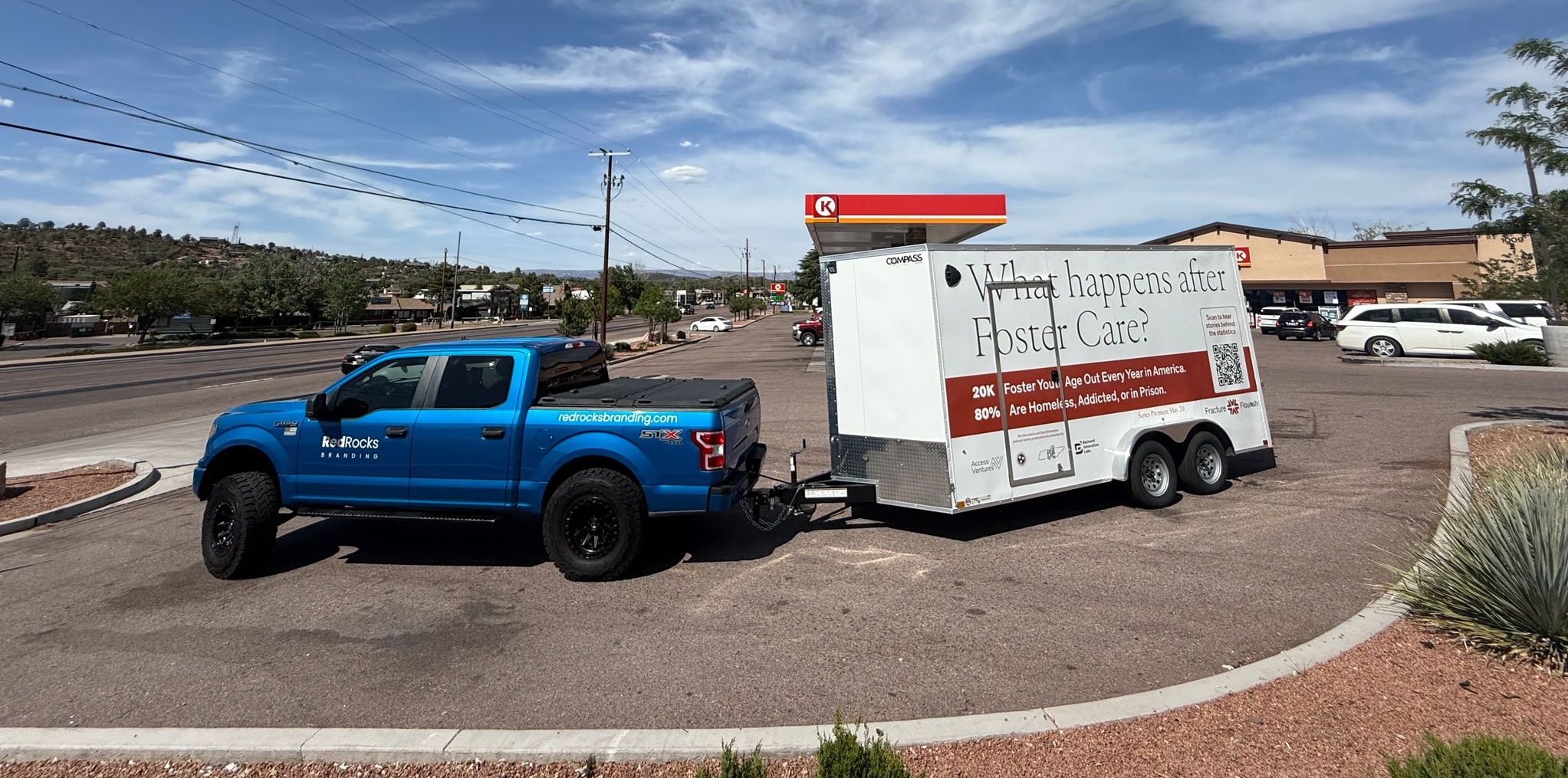 A fuel stop