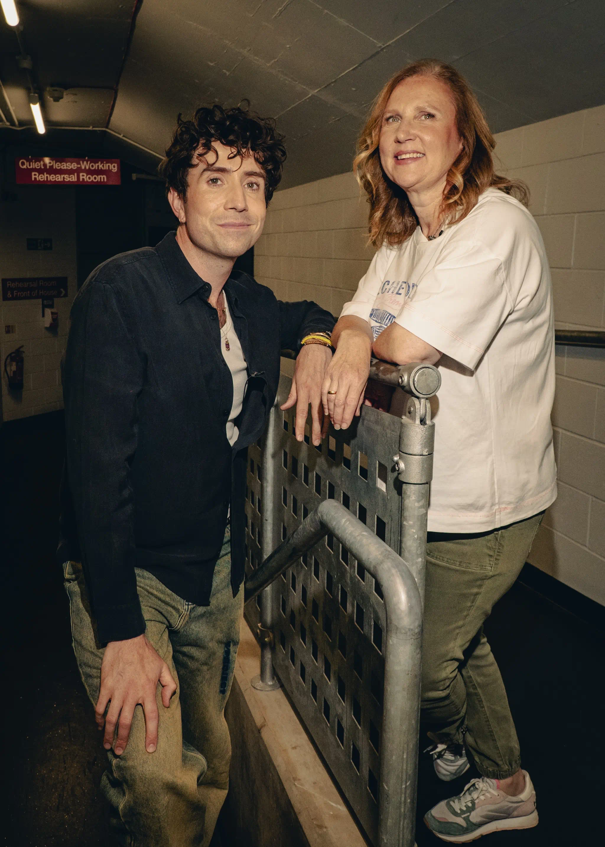 Nick Grimshaw and Angela Hartnett