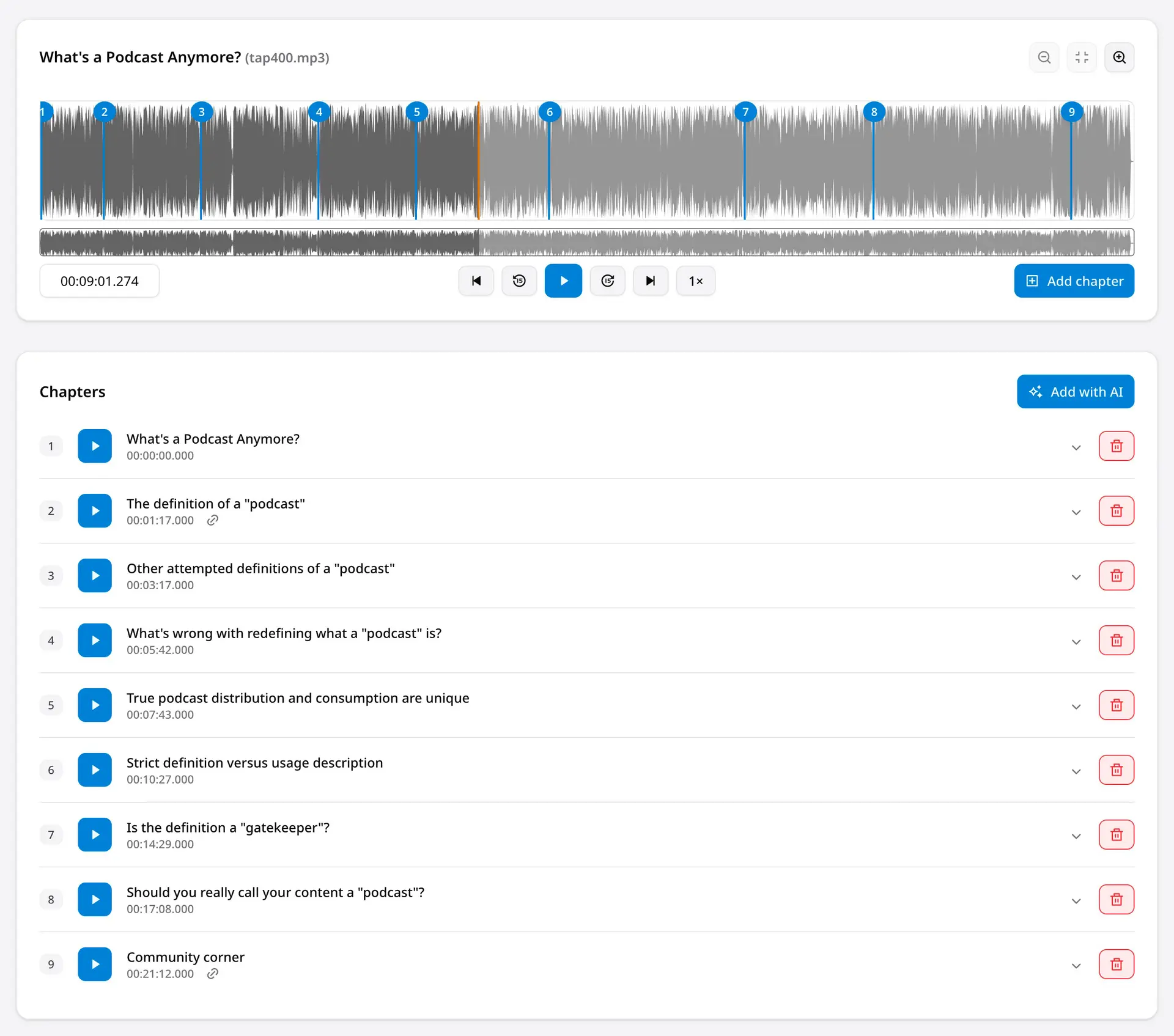 Example workflow